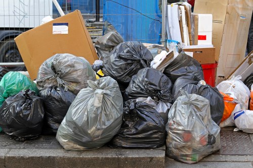 Wanstead community engaged in waste disposal activities